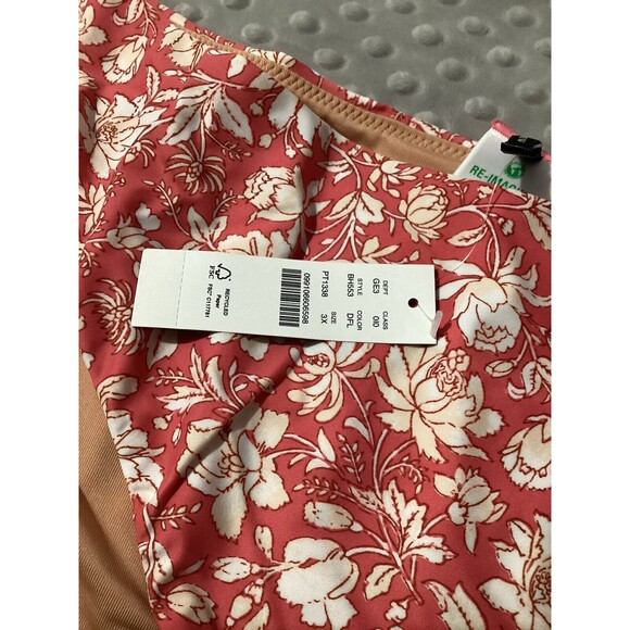 J. Crew Pink Floral Bikini Swim Bottom 3X - Picture 3 of 6